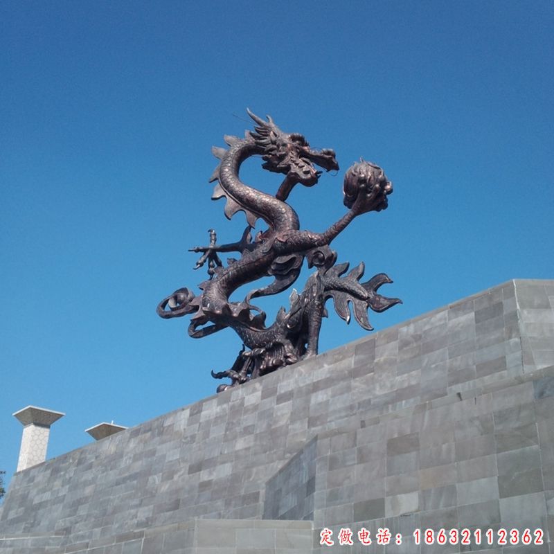 景区龙铜雕（1）