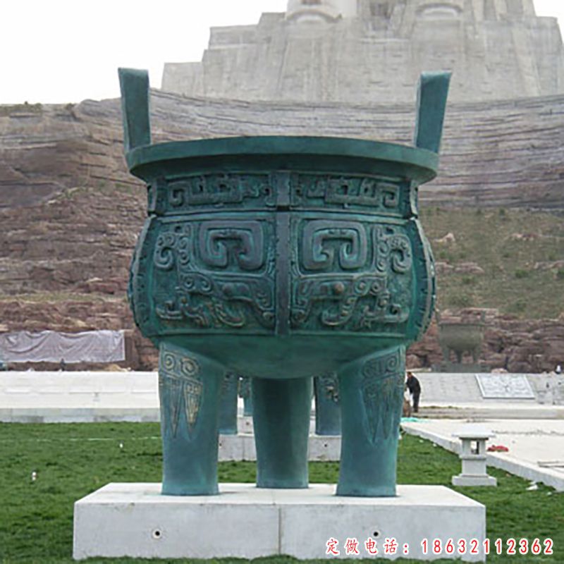 青铜鼎铜雕（1）