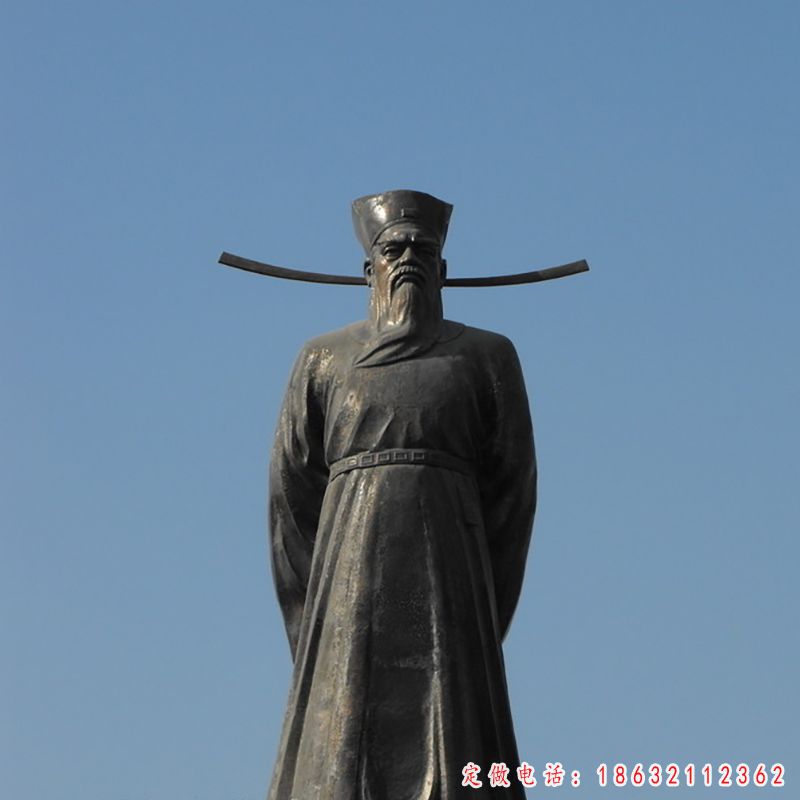 包拯人物铜雕（1）