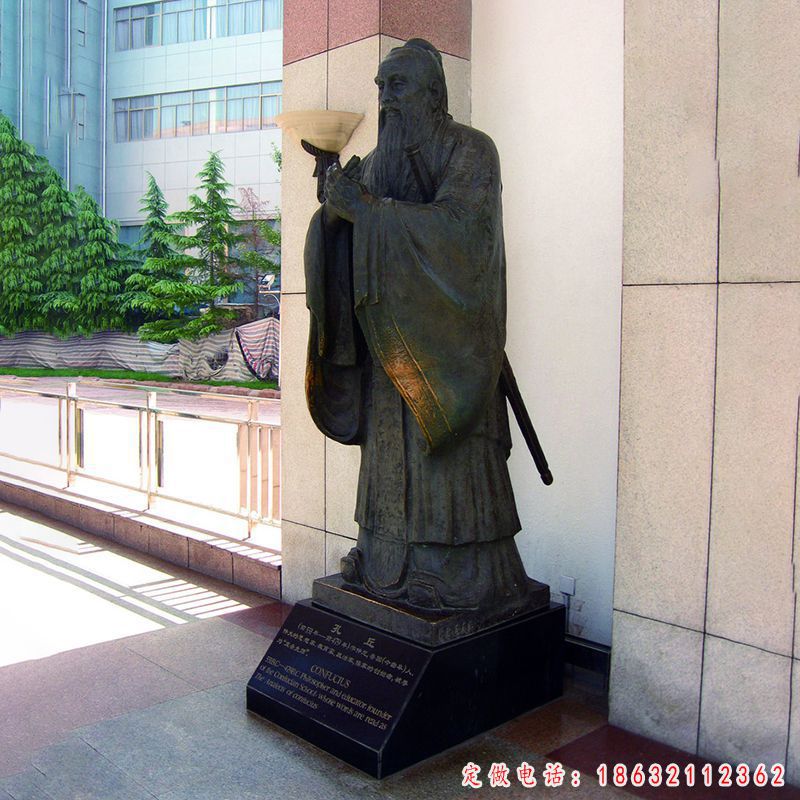 孔子铜雕（3）