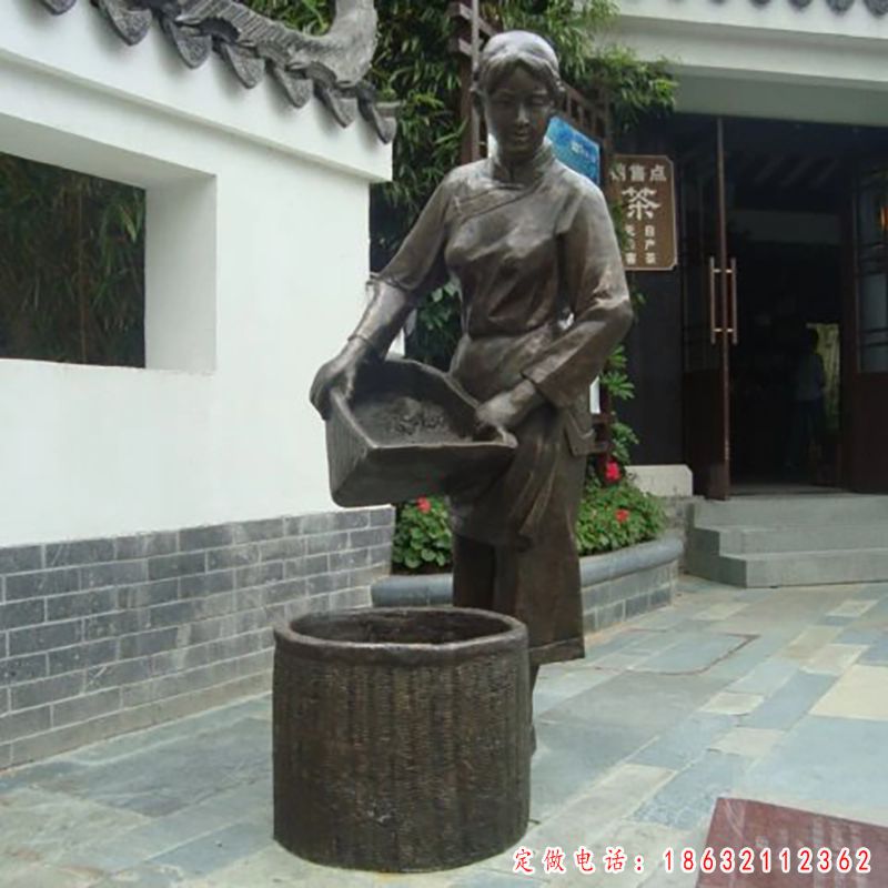 茶道艺术铜雕（2）