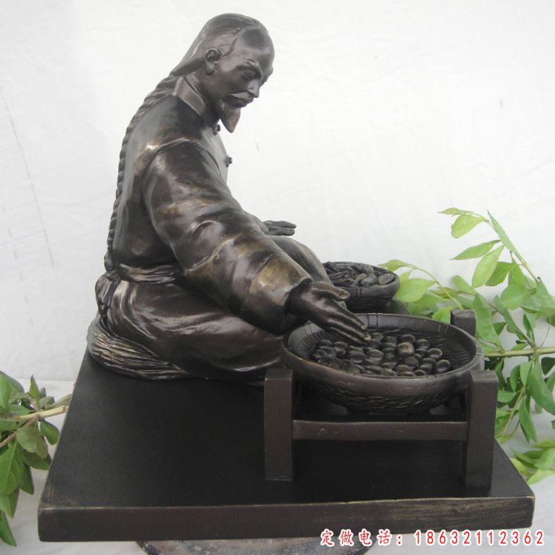古代制药人物铜雕（4）