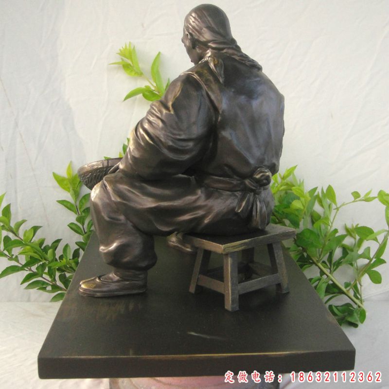 古代制药人物铜雕（8）