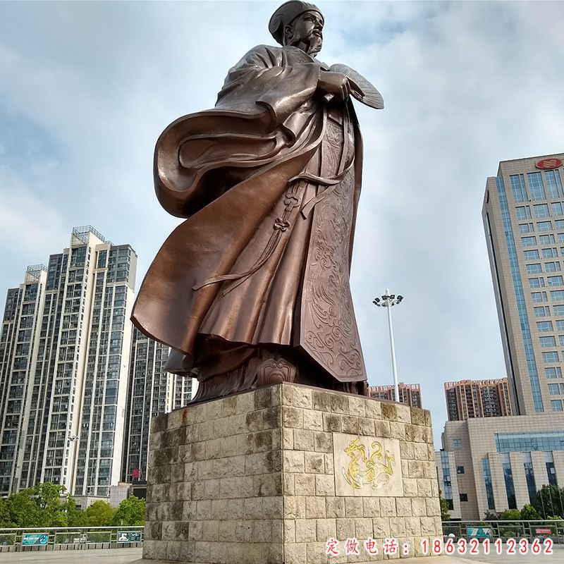 诸葛亮城市铜雕（1）
