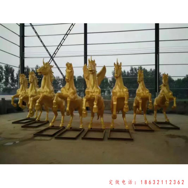 阿波罗战马铜雕（3）
