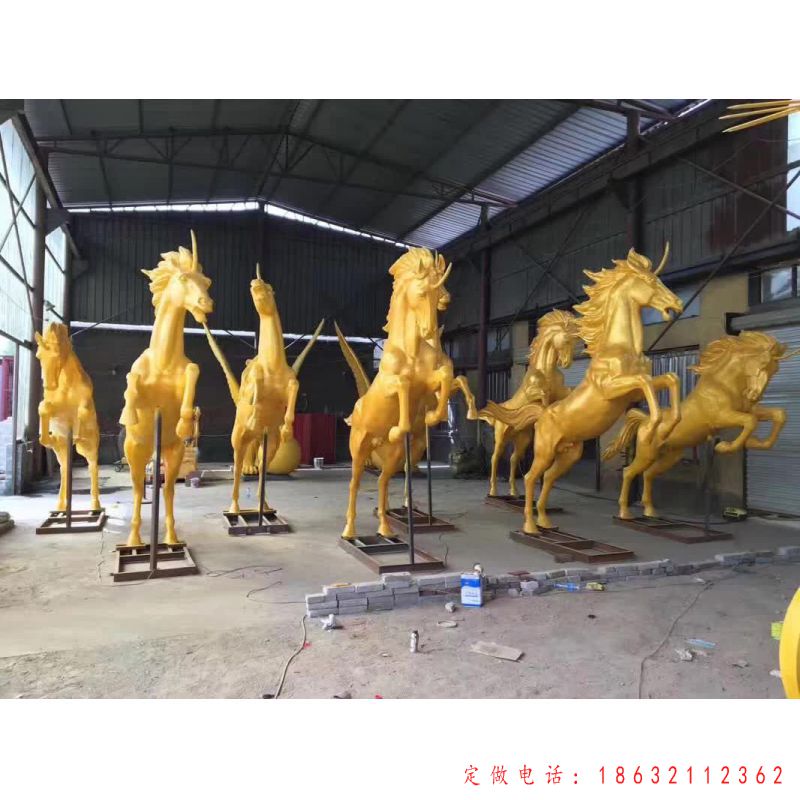 阿波罗战马铜雕（4）