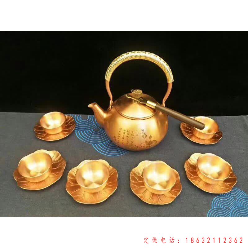 茶具景观铜雕（2）