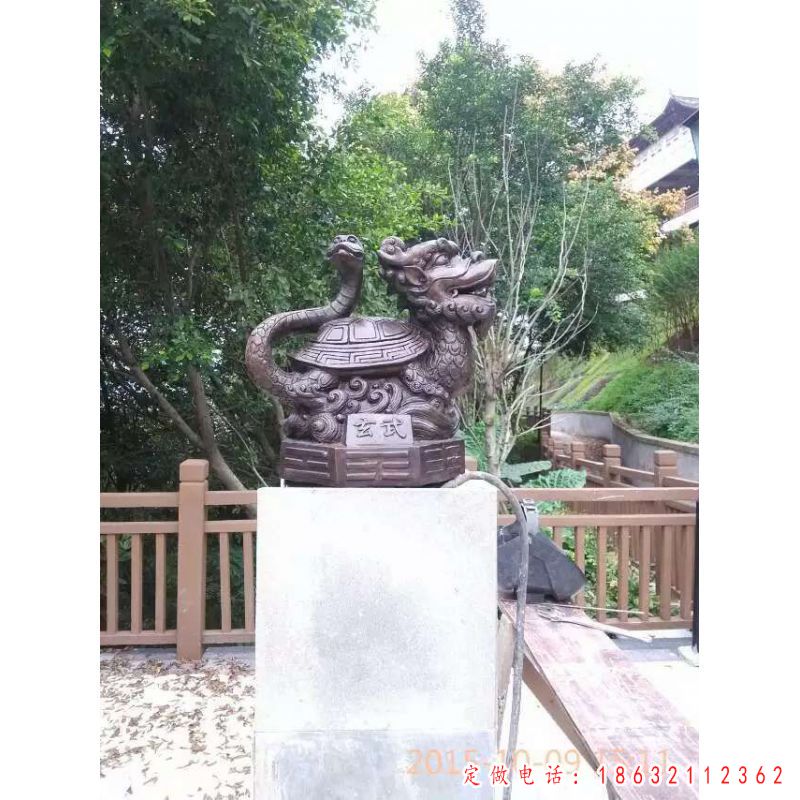 玄武神兽铜雕（1）