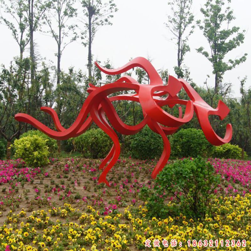 抽象跨栏运动雕塑（2）