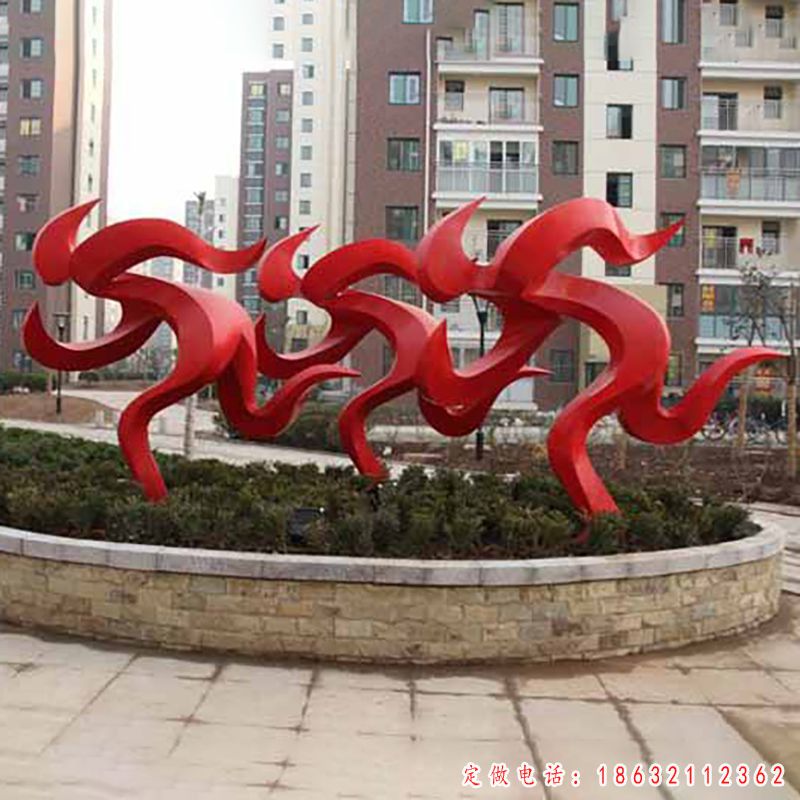 抽象跨栏运动雕塑（3）