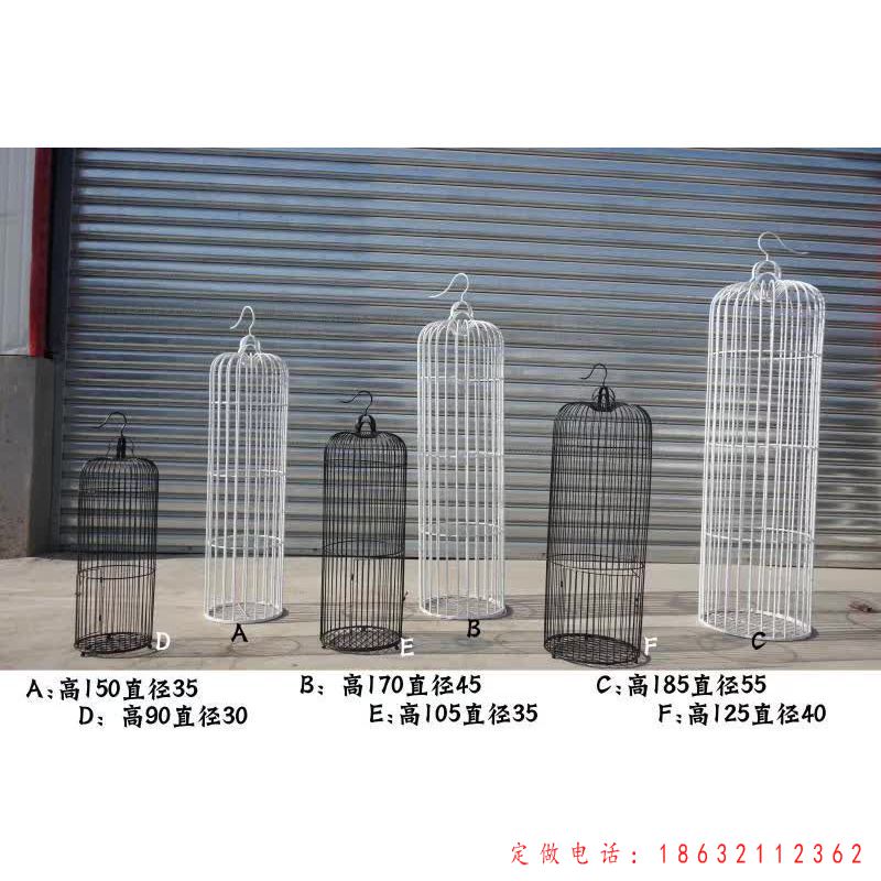不锈钢鸟笼雕塑（1）