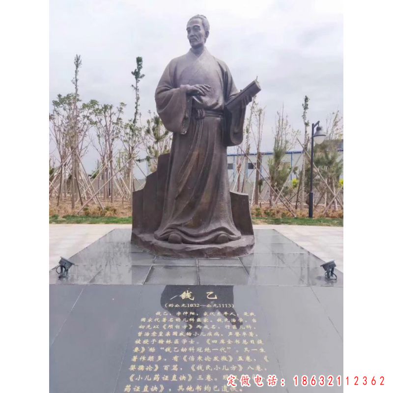 古代儿科医生钱乙铜雕（1）