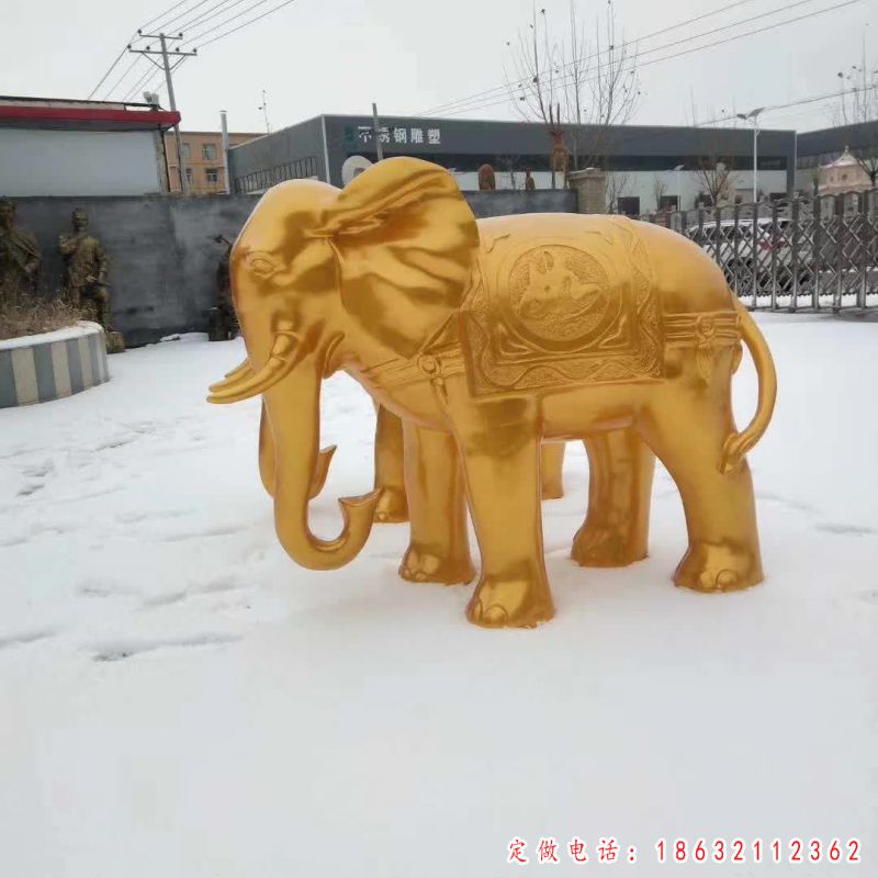 企业铜雕大象雕塑（2）