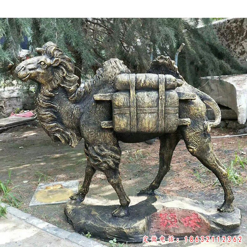 沙漠骆驼铜雕（1）
