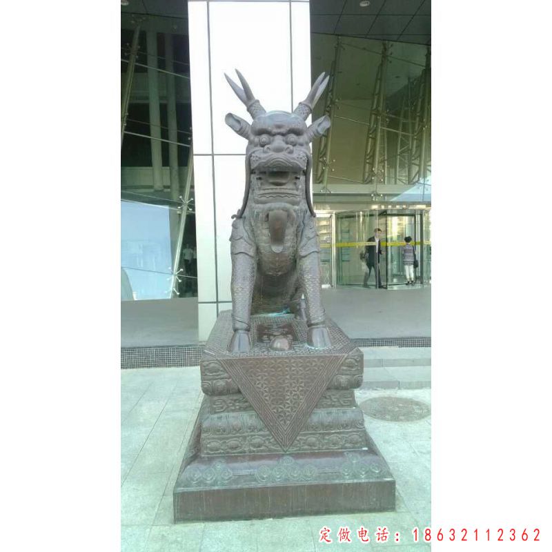 神兽麒麟铜雕（1）