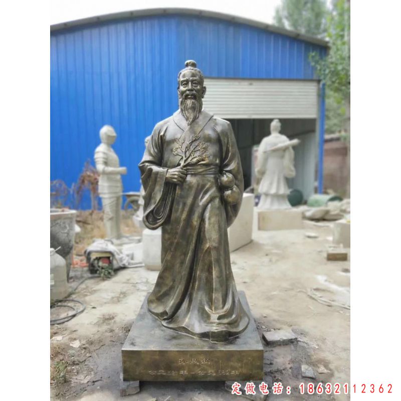 古代名医孙思邈雕塑（1）