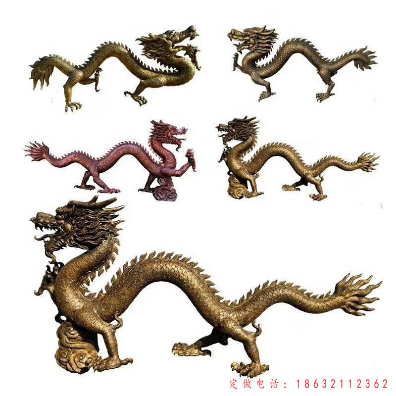 神兽铜龙雕塑（1）
