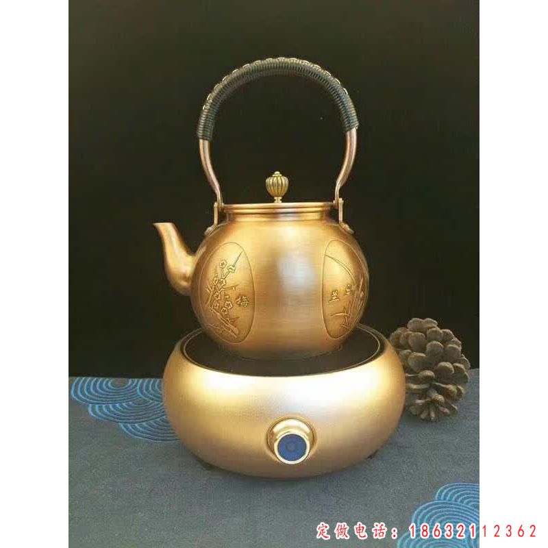 茶具景观铜雕（1）