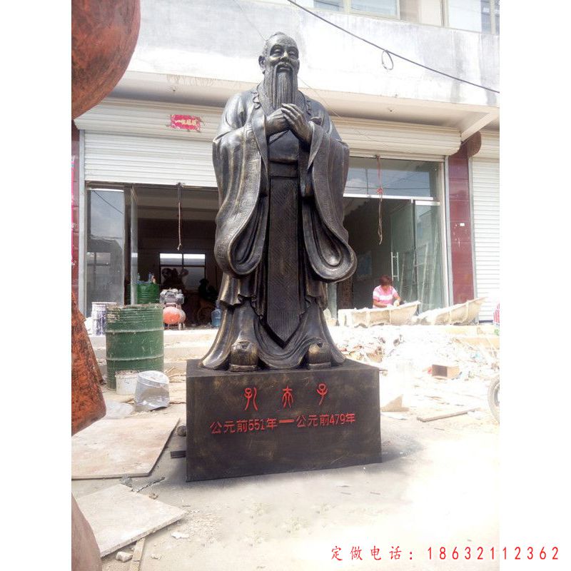 名人孔子铜雕（1）