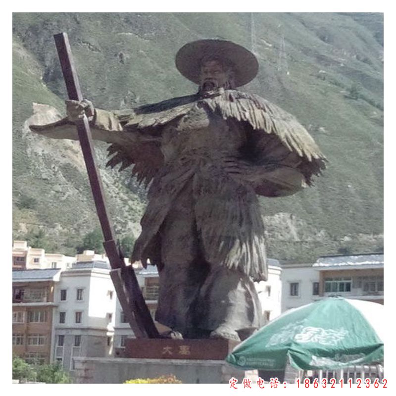 夏朝开国国君大禹铜雕（1）