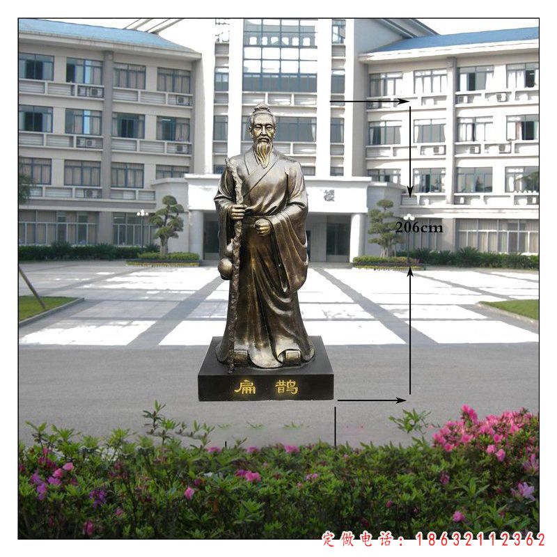 春秋战国时期名医扁鹊铜雕（1）