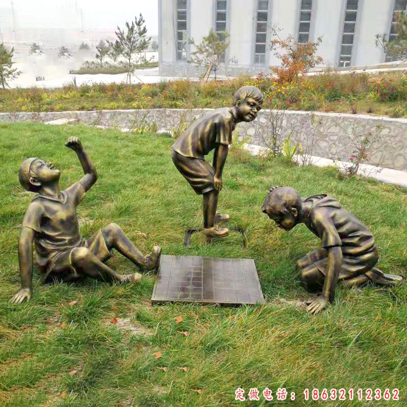 下象棋标志景观城市铜雕（1）
