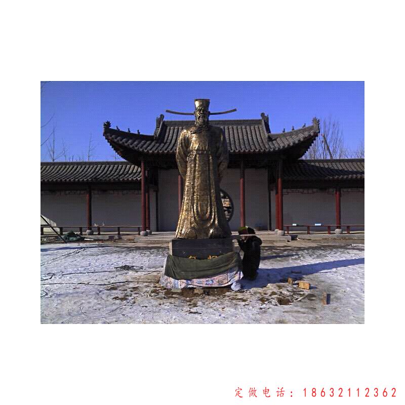 包青天古代名人景观铜雕（1）