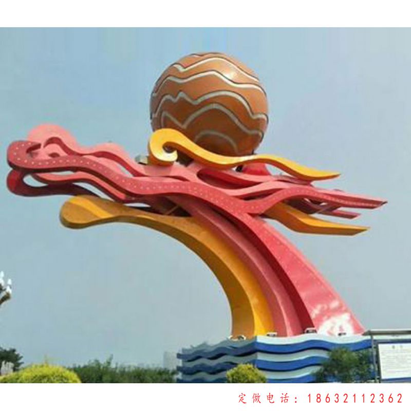 不锈钢龙头动物景观雕塑 （1）