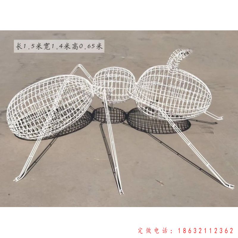 不锈钢蚂蚁动物标志雕塑 （1）