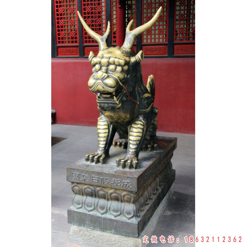 貔貅神兽庭院动物铜雕（1）