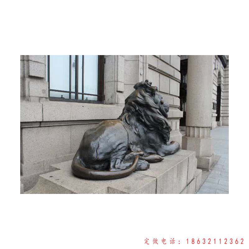 汇丰狮子动物景观铜雕 （1）