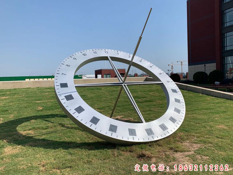 不锈钢日晷雕塑 (5)