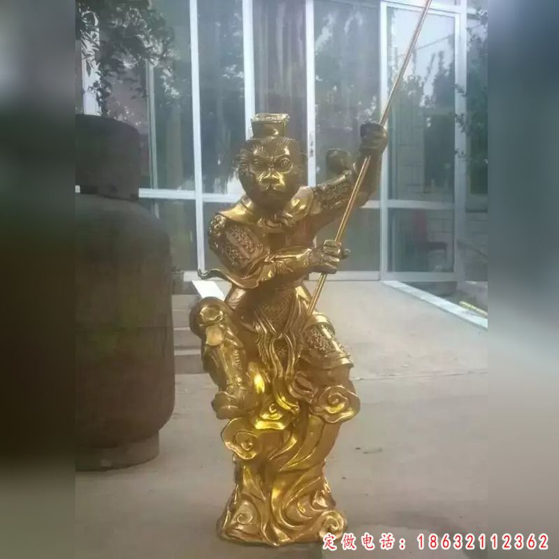 孙悟空铜雕，齐天大圣雕塑