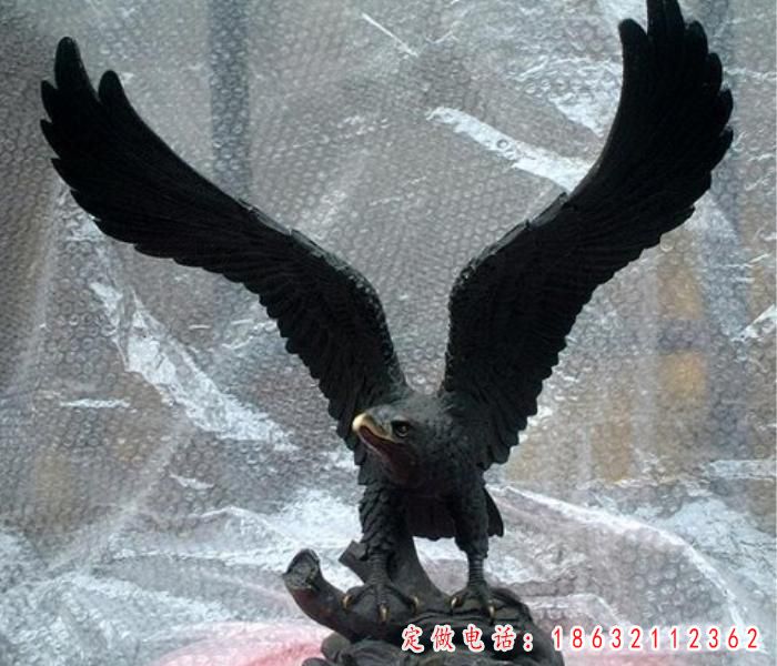 大鹏展翅铜雕，老鹰铜雕 (2)