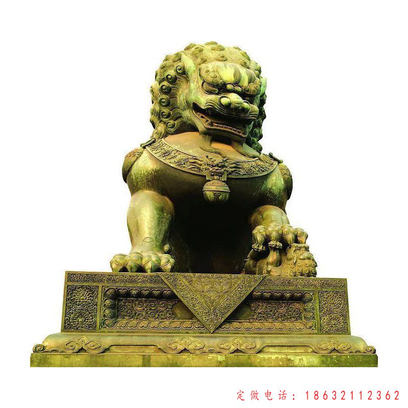 狮子城市标志动物铜雕（1）
