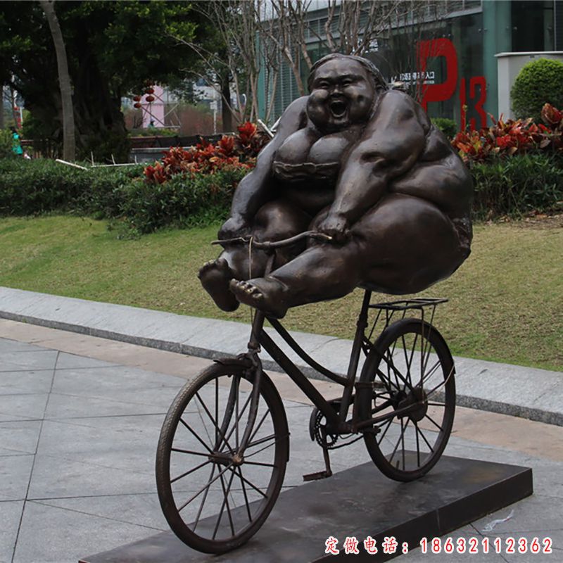 铜雕自行车 (3)