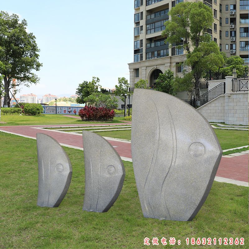 不锈钢鱼标志景观雕塑 （1）