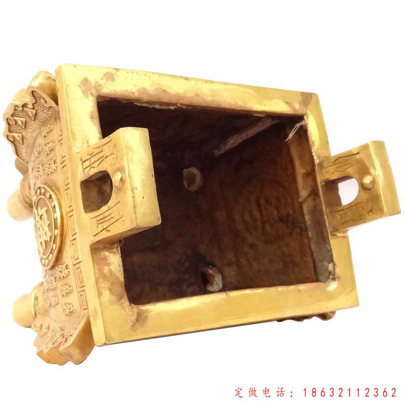 黄方鼎城市标志铜雕（1）