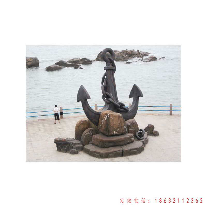 船舵城市景观铜雕 （1）