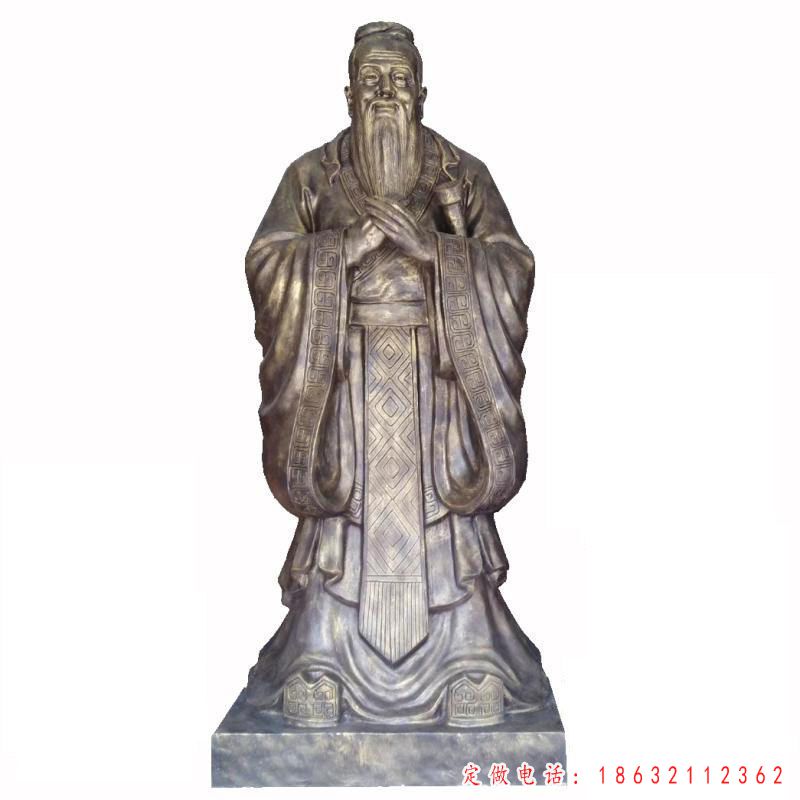 孔子广场抽象景观铜雕（1）