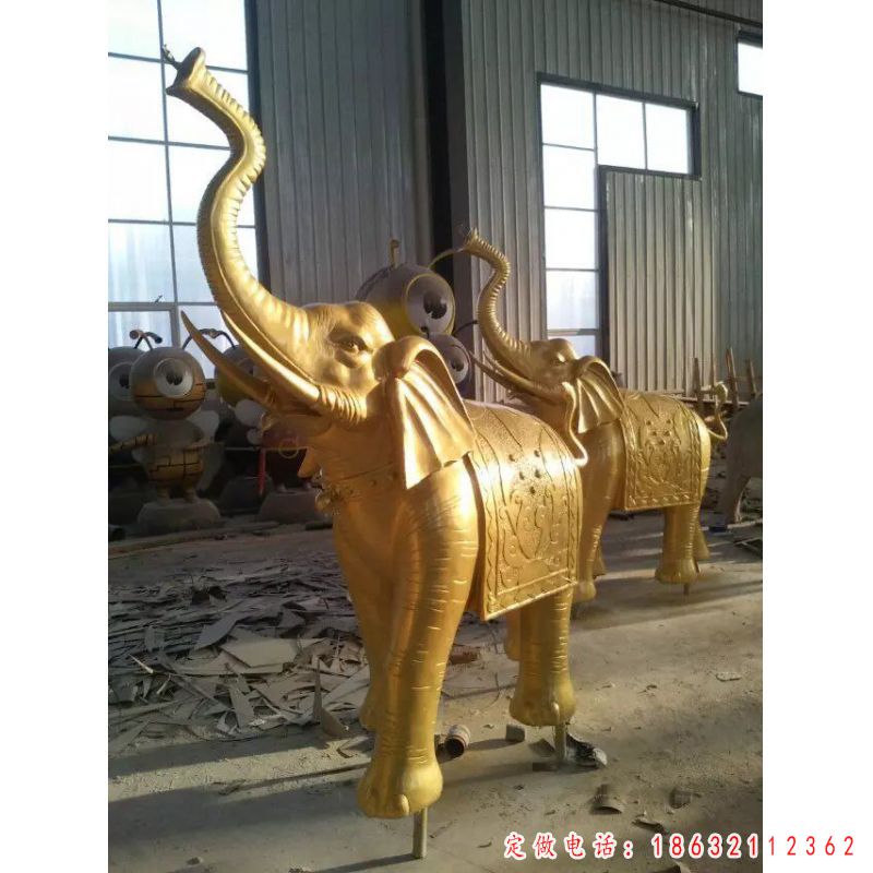 大象动物城市铜雕（1）