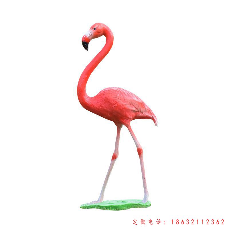 不锈钢火烈鸟广场动物雕塑（1）
