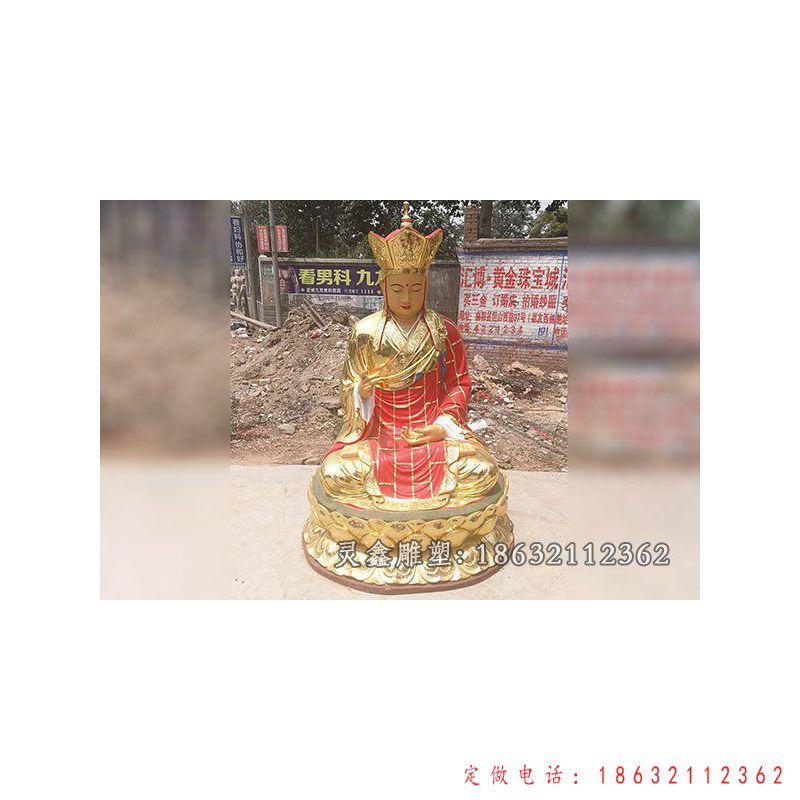 玻璃钢唐僧人物雕塑（1）