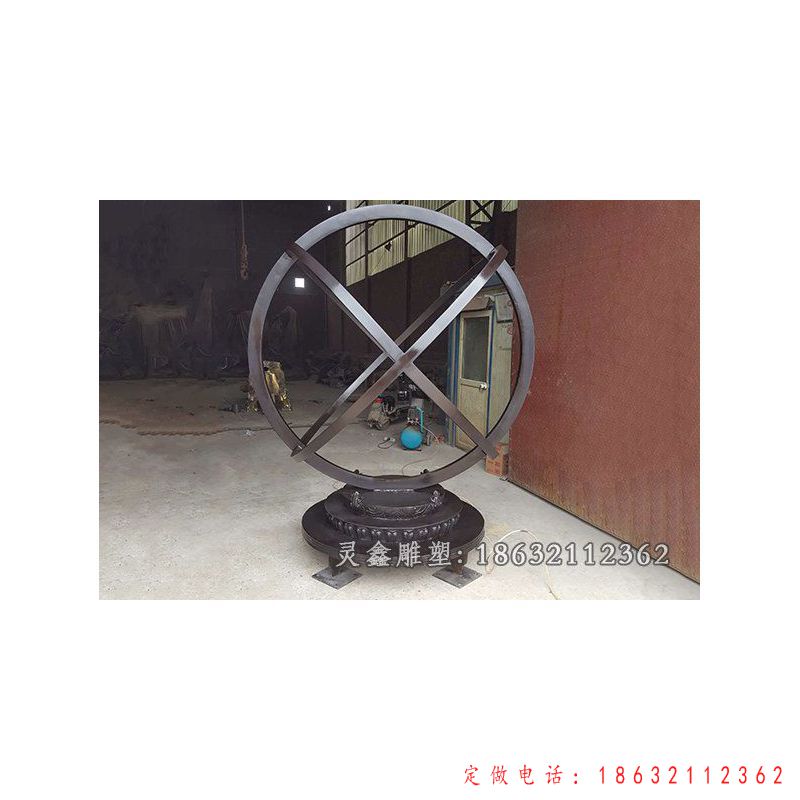 校园地动仪标志铜雕（1）