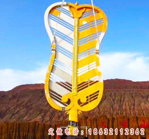 不锈钢扇子雕塑 (9)