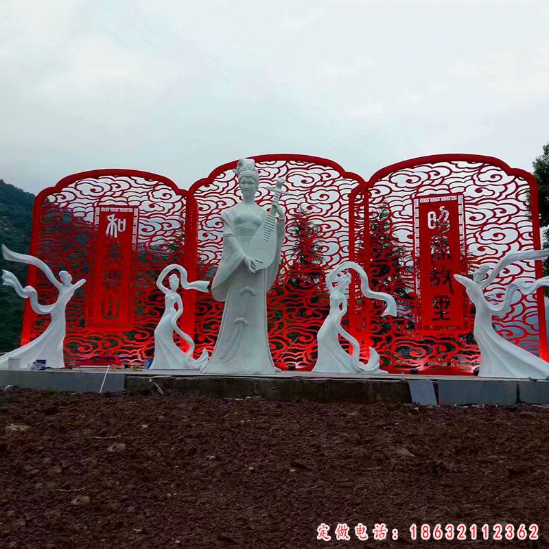 不锈钢党建雕塑 (3)