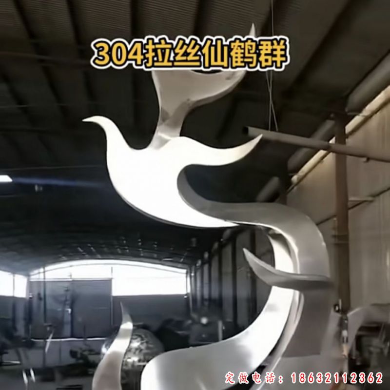 不锈钢鸽子雕塑 (11)