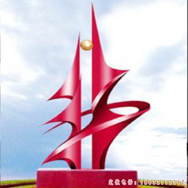 不锈钢校园景观雕塑 （1）