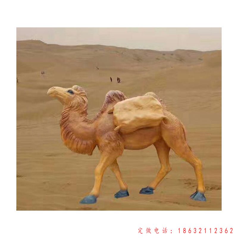 景区仿真骆驼动物铜雕