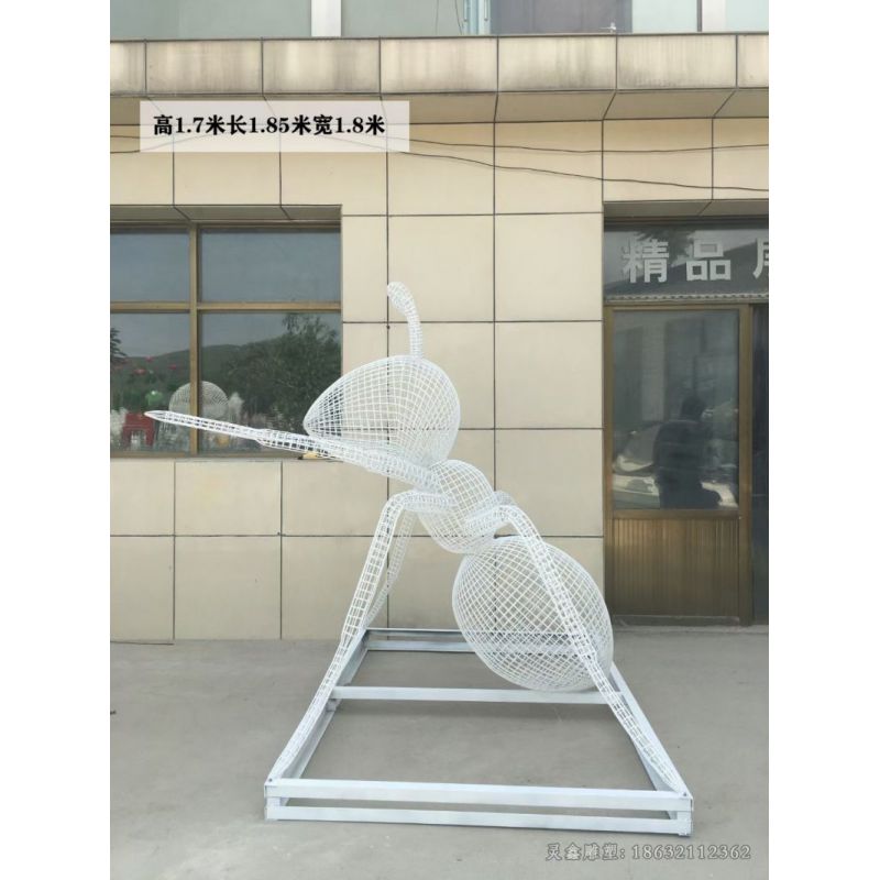 镂空不锈钢蚂蚁雕塑（1）